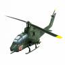 Модель из бумаги Вертолет АН-1 Cobra (зеленый). Масштаб 1:48