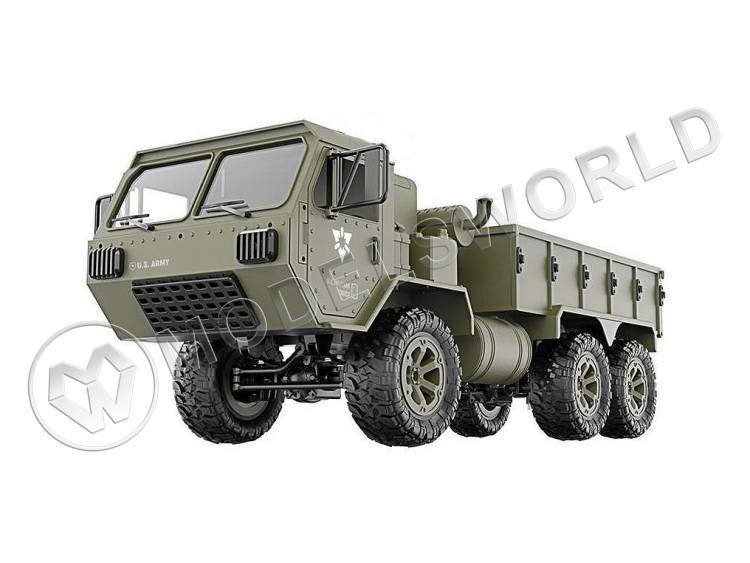 Радиоуправляемая модель американский военный грузовик 6WD 2.4G 1/16 RTR - фото 1