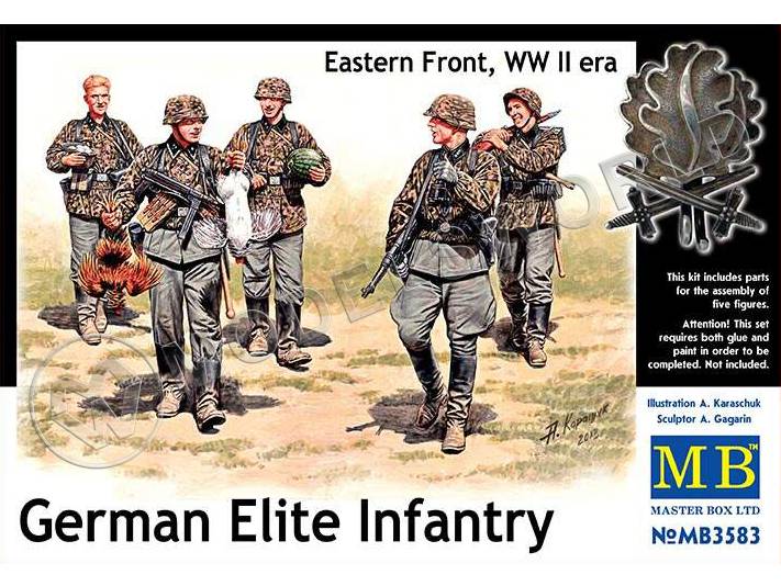 Германская элитная пехота, Восточный фронт, II МВ. Масштаб 1:35 - фото 1