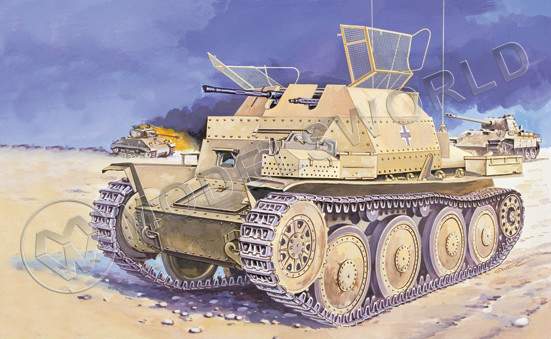 Склеиваемая пластиковая модель Легкий разведывательный танк Sd.Kfz. 140/1. Масштаб 1:35 - фото 1