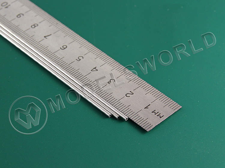 Тонкостенная алюминиевая трубка 1.6x0.35 мм, 3 шт - фото 1