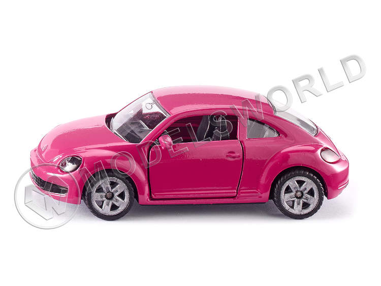 Модель автомобиля VW Жук розовый - фото 1