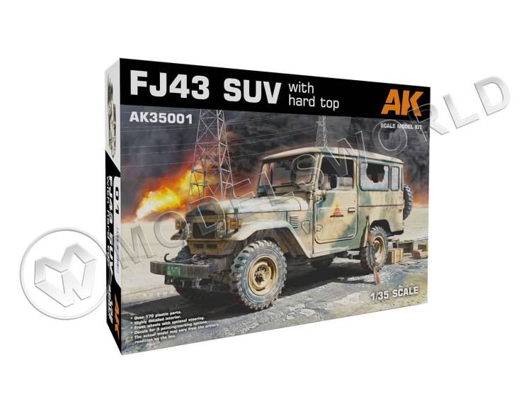 Склеиваемая пластиковая модель Автомобиль FJ43 Pickup with SPG-9 Recoilless Gun. Масштаб 1:35 - фото 1