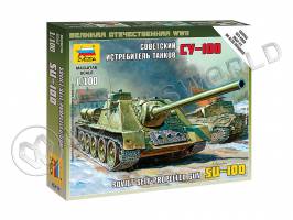 Советский истребитель танков СУ-100. Масштаб 1:100