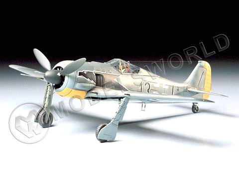Склеиваемая пластиковая модель самолета Focke-Wulf Fw 190 A-3. Масштаб 1:48