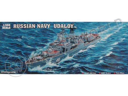 Склеиваемая пластиковая модель Противолодочный корабль проекта 1155 "Удалой". Масштаб 1:350