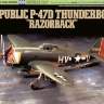 Склеиваемая пластиковая модель самолета P-47D Thunderbolt "Razorback". Масштаб 1:72