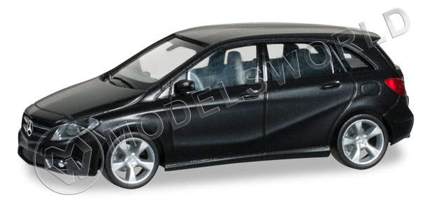 Модель автомобиля Mercedes-Benz B-Class, черный. H0 1:87 - фото 1