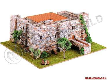 Набор для постройки архитектурного макета Средневекового замка №4. Масштаб 1:125 - фото 1