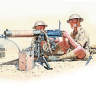 Фигуры расчета пулемета Vickers, Северо-Африканская кампания, WWII. Масштаб 1:35