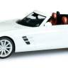 Модель автомобиля Mercedes-Benz SLS AMG Roadster, белый. H0 1:87