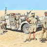 Фигуры солдат группы дальней разведки. Северная Африка. WWII. Масштаб 1:35