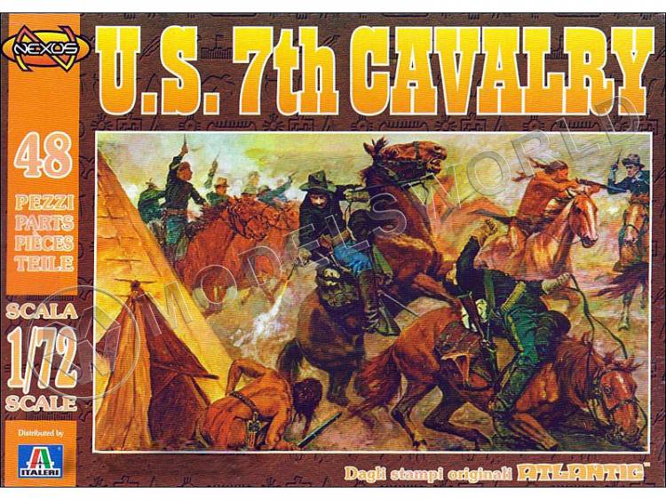 Фигуры US 7th Cavalrt (7-ой кавалерийский полк США). Масштаб 1:72  - фото 1