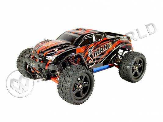 Радиоуправляемая модель автомобиля монстр Remo Hobby SMAX Brushless UPGRADE V2.0 (красный) 4WD 2.4G 1/16 RTR