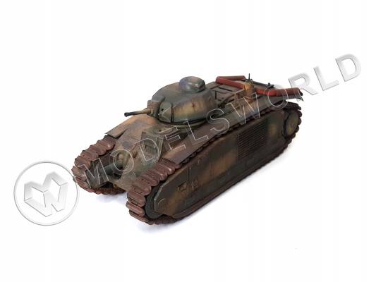 Готовая модель французский тяжелый танк B1 bis в масштабе 1:35