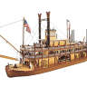 Набор для постройки модели корабля KING OF MISSISSIPPI - американский речной пароход. Масштаб 1:80