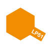 Лаковая глянцевая краска Tamiya LP-51 Pure Orange, 10 мл