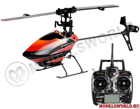 Радиоуправляемая модель вертолета WLToys V922 Flybarless 2.4GHz RTF - фото 1