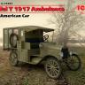 Склеиваемая пластиковая модель Model T 1917 санитарная, Американский автомобиль І МВ + маска и фототравление. Масштаб 1:35