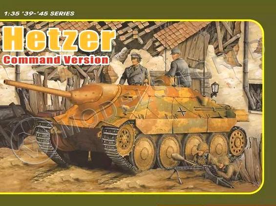 Склеиваемая пластиковая модель Немецкая САУ Hetzer Command Version. Масштаб 1:35 - фото 1