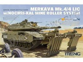 Склеиваемая пластиковая модель Израильский танк Merkava Mk.4/4LIC w/Nochri-Kal Mine Roller System. Масштаб 1:35