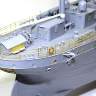 Фототравления для модели корабля Крузенштерн, Звезда. Масштаб 1:200