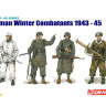 Фигуры солдат Немецкая пехота зимой 1943-45 гг. Масштаб 1:35