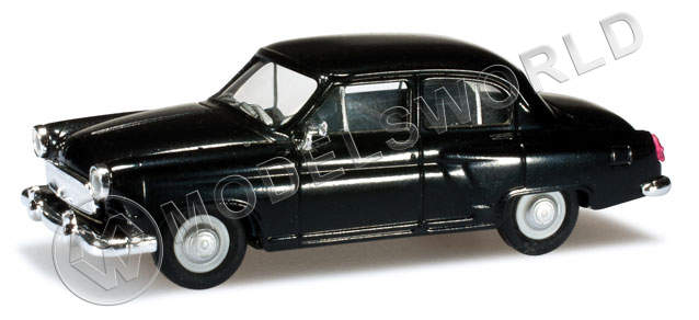 Модель автомобиля Wolga M 21, чёрный. H0 1:87 - фото 1