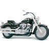 Склеиваемая пластиковая модель мотоцикла Yamaha XV1600 Roadstar  L=208 mm. Масштаб 1:12