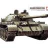 Склеиваемая модель Российский танк 1958 г., с 100 мм пушкой и пулеметом ДШК и фигурой командира. Масштаб 1:35