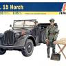 Склеиваемая пластиковая модель Немецкая автомобиль Kfz.15 Horch. Масштаб 1:35