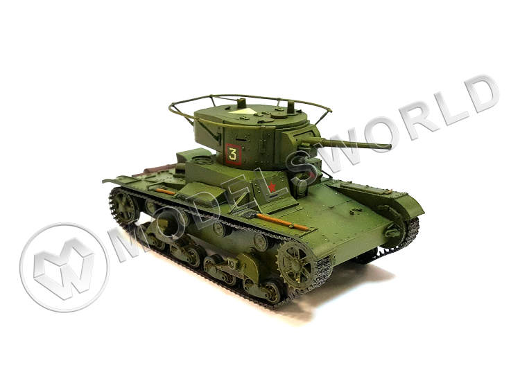Готовая модель, Советский легкий танк Т-26 в масштабе 1:35 - фото 1