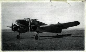 Модель самолета из Ф.П. смолы Як-6 (Серийный). Масштаб 1:72