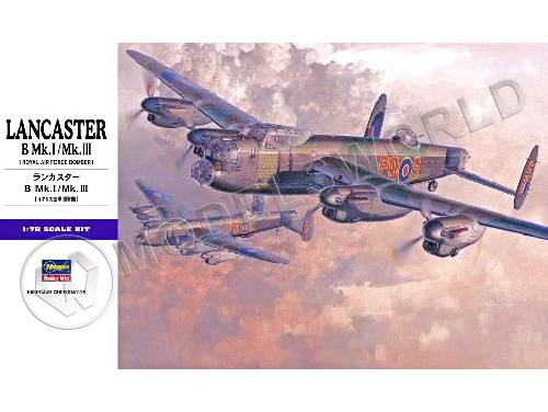 Склеиваемая пластиковая модель самолета Lancaster B. Mk.I/Mk.III. Масштаб 1:72 - фото 1