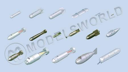 Набор авиационных мин German Aircraft Weapons Set 1. Масштаб 1:48 - фото 1