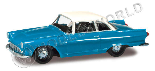 Модель автомобиля Auto Union® 1000 SP, бело-голубой. H0 1:87 - фото 1