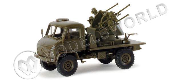 Модель автомобиля Unimog S with missile system. H0 1:87 - фото 1