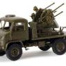 Модель автомобиля Unimog S with missile system. H0 1:87