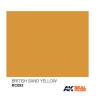 Акриловая лаковая краска AK Interactive Real Colors. British Sand Yellow. 10 мл
