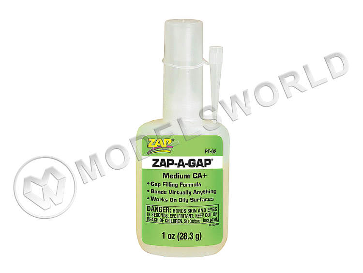 Клей цианокрилатный ZAP средней вязкости, 28 г - фото 1