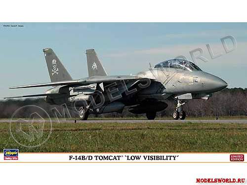 Склеиваемая плстиковая модель F-14B/D Tomcat Low Visibility Limited Edition. Масштаб 1:72 - фото 1