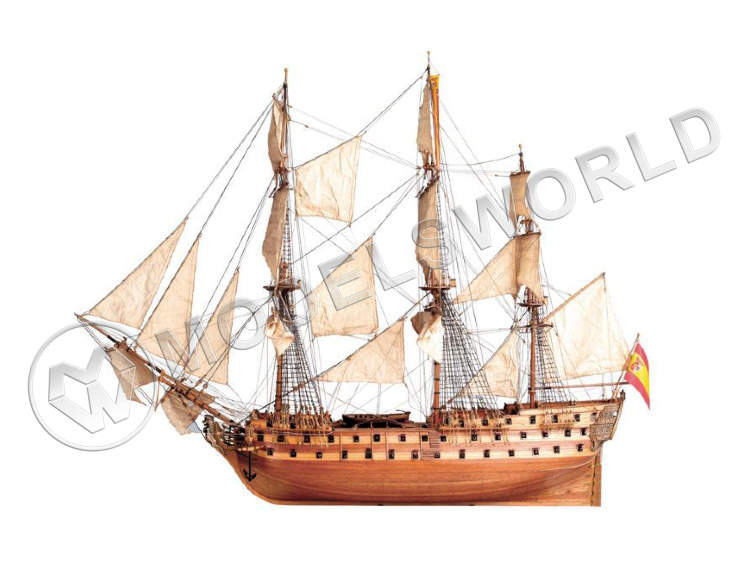 Набор для постройки модели корабля SAN JUAN NEPOMUCENO. Масштаб 1:90 - фото 1
