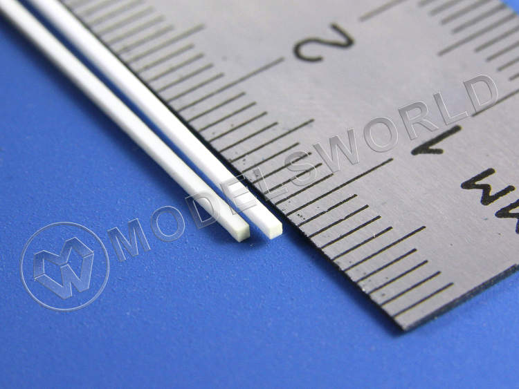 Полоска пластиковая для масштаба S, 0.8х0.8 мм, 10 шт - фото 1