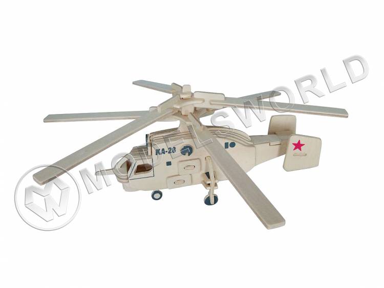 Сборная деревянная модель Вертолет КА-28 - фото 1