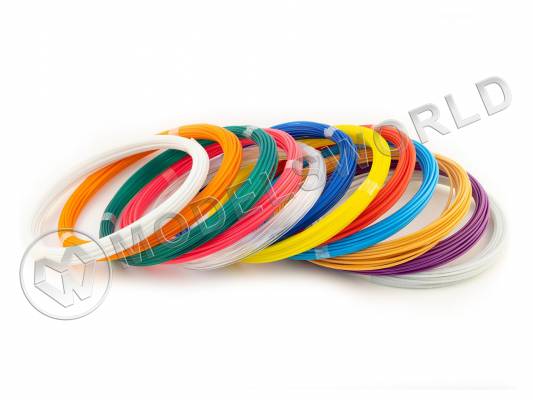 ABS пластик для 3D ручек (9 цветов по 10 метров d=1.75 мм)