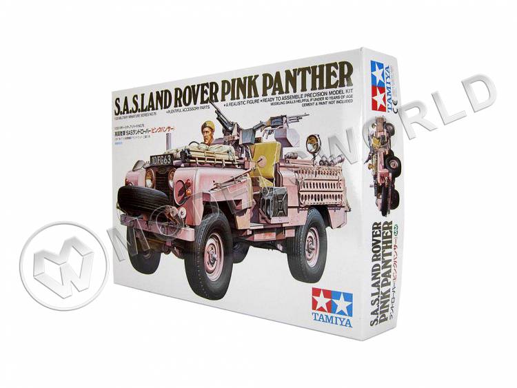 Склеиваемая пластиковая модель S.A.S. Land Rover Pink Panther. Масштаб 1:35 - фото 1