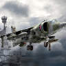 Склеиваемая пластиковая модель бомбардировщика Harrier GR.3 Фолклендская война. Масштаб 1:72
