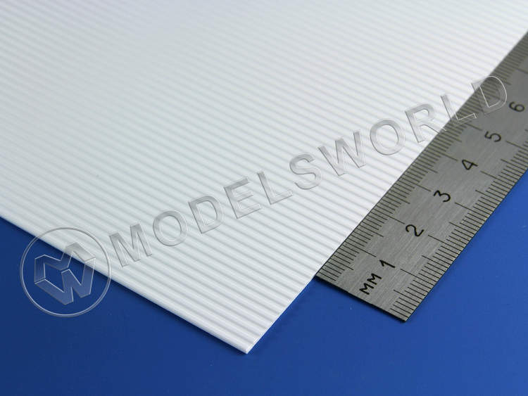 Сайдинг, шаг 2.0 мм, толщина 1.0 мм, лист 15х30 см - фото 1