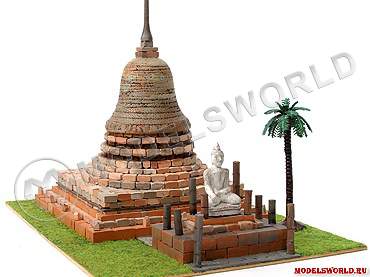 Набор для постройки архитектурного макета Буддийского храма Ват Са-Си. Масштаб 1:60 - фото 1