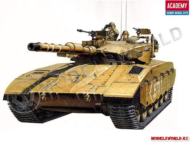 Склеиваемая пластиковая модель танка Merkava Mk.III. Масштаб 1:35 - фото 1